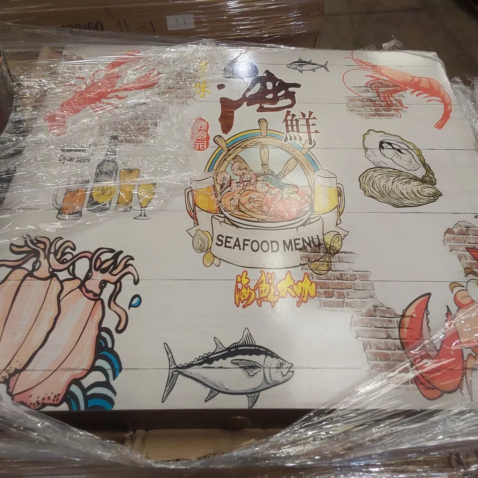 APPROX 20 X ASSORTED DESIGNER TABLE TOPS - DESIGNS, SIZES AND COLOURS MAY VARY
