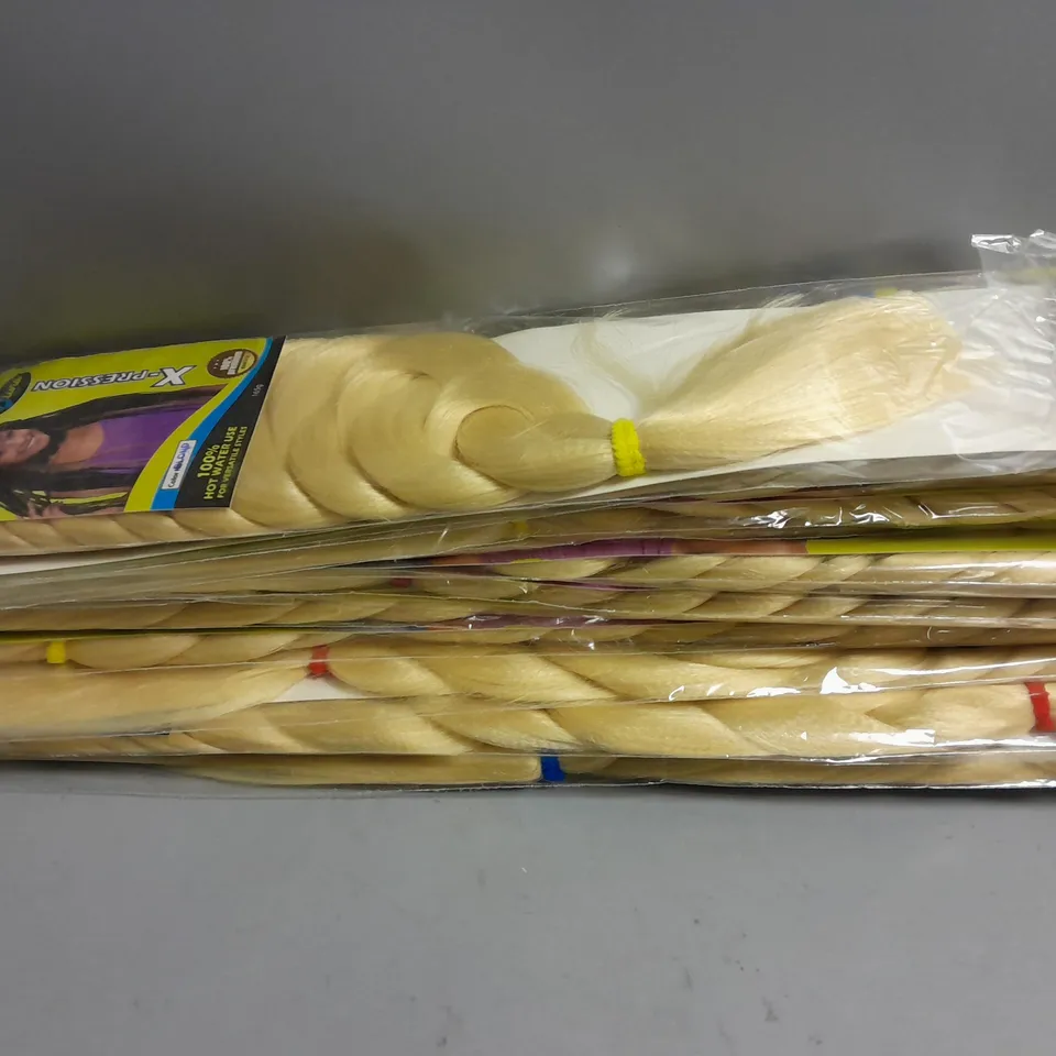 LOT OF APPROX 13 OLIVIA COLLECTION LONG BLONDE WIGS