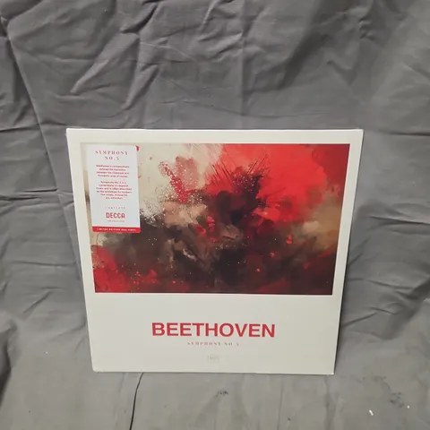 SEALED BEETHOVEN: SYMPHONY NO.5 – THE COLLECTION, LIMITED EDITION RED VINYL (DECCA)