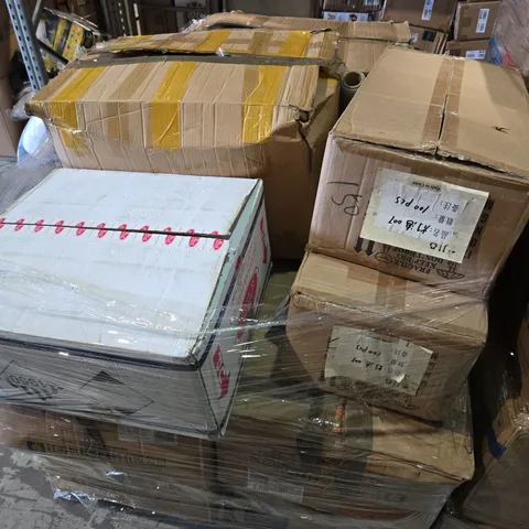 PALLET OF LARGE QUANTITY OF ASSORTED ITEMS TO INCLUDE POWERPUFF GIRLS SUPRISE BLIND BOXES, LED BULBS, WATCH STRAPS, ETC