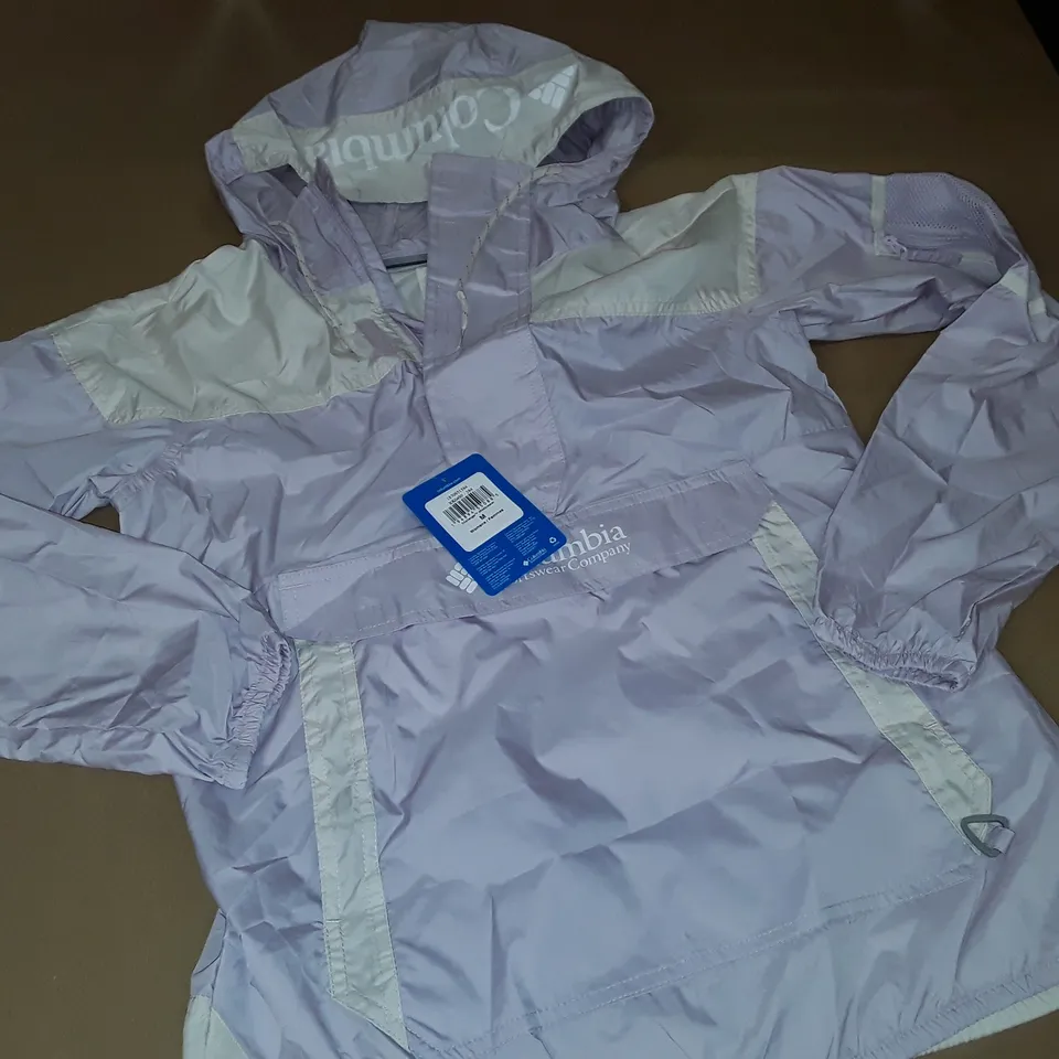 COLUMBIA CHALLENGER WOMENS WINDBREAKER IN PURPLE - M