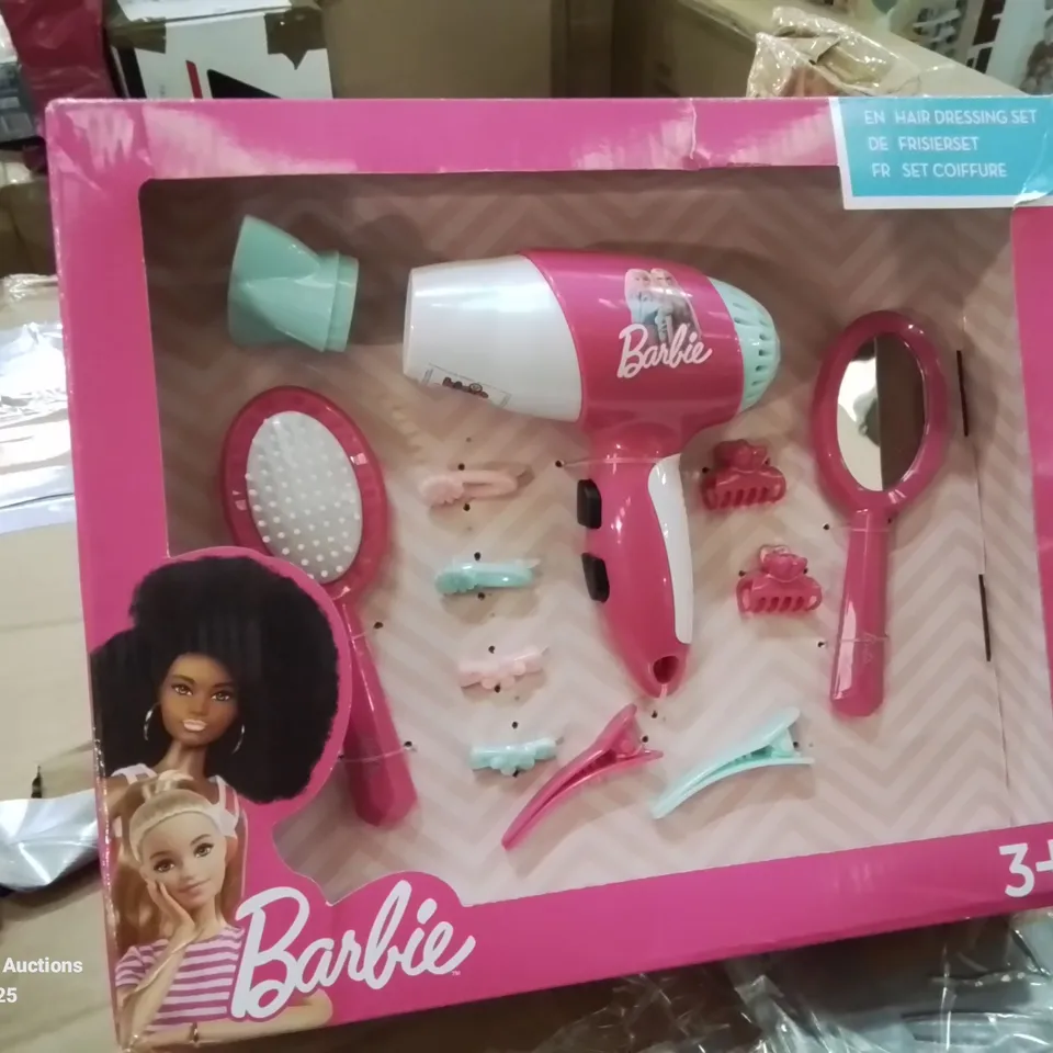 BOXED BARBIE HAIR DRESSING SET