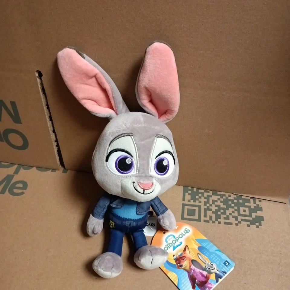 JUDY HOPPS PLUSH TOY FROM DISNEY'S ZOOTOPIA – POLICE UNIFORM 