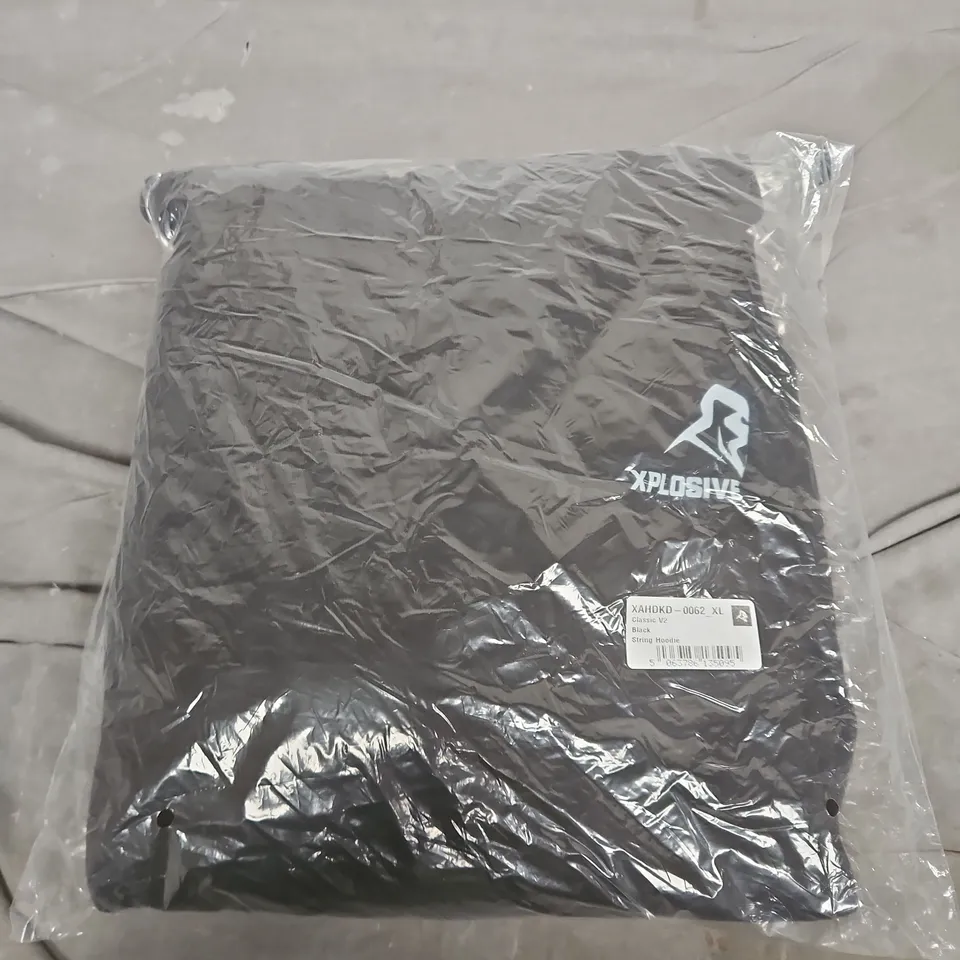 XPLOSIVE APE BLACK STRING HOODIE – XL