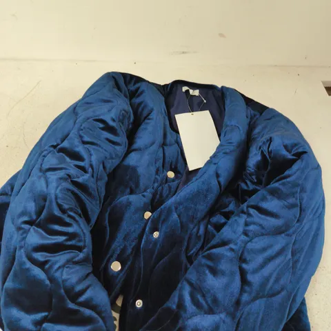 TOGETHER BLUE PADDED COAT, UK 12