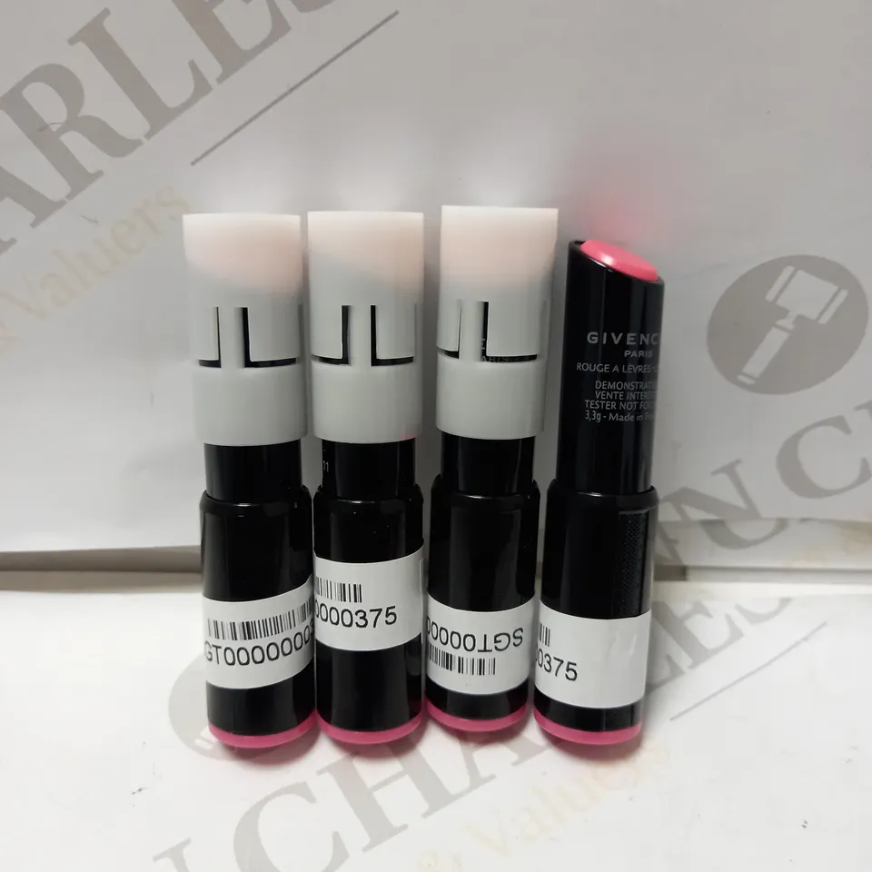 LOT OF 4 GIVENCHY LIPSTICKS - 05 ROSE TRANSGRESSIF 