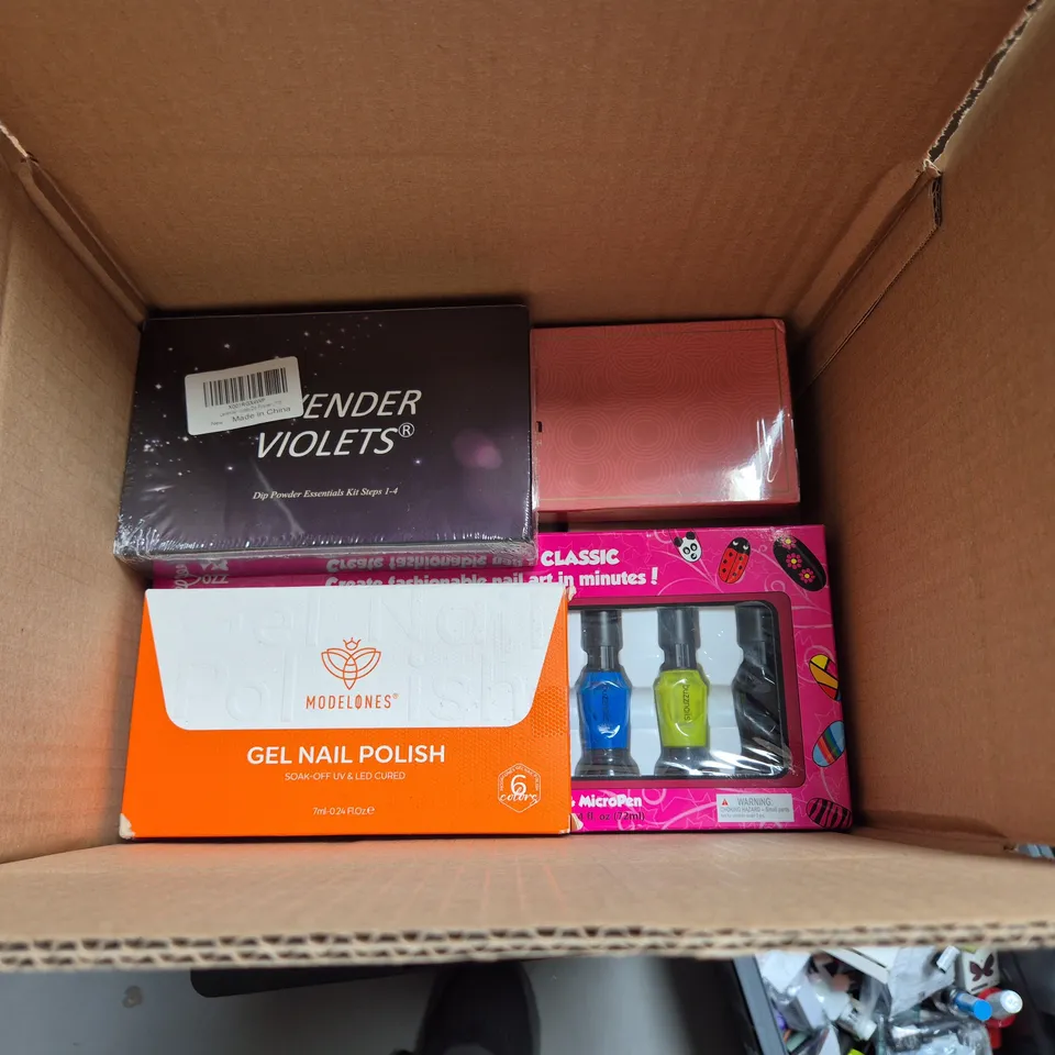 APPROXIMATELY 8 ASSORTED NAIL VARNISH SETS TO INCLUDE LOVE HEARTS, NAILS.INC AND MAJOR DIJIT