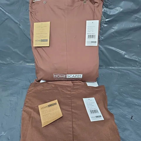 HOME SCAPES BEDDING SET IN CHOCOLATE - DOUBLE