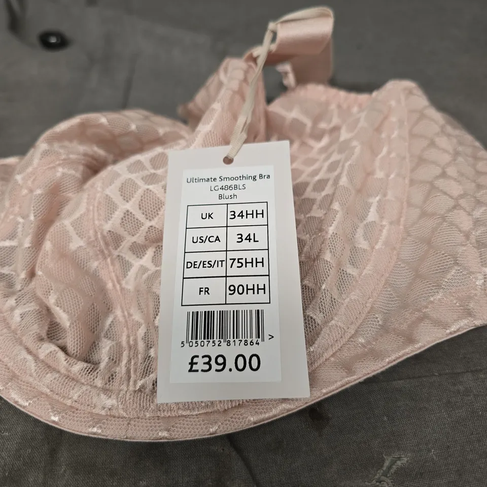 ULTIMATE SMOOTHING BRA, BLUSH (LG486BLS) UK 34HH