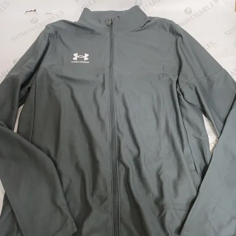 UNDER ARMOUR LIGHT GREY ZIP UP JACKET - MEDIUM