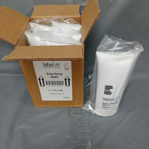 LABEL.M X6 EXTRA STRONG HAIR GEL 150ML