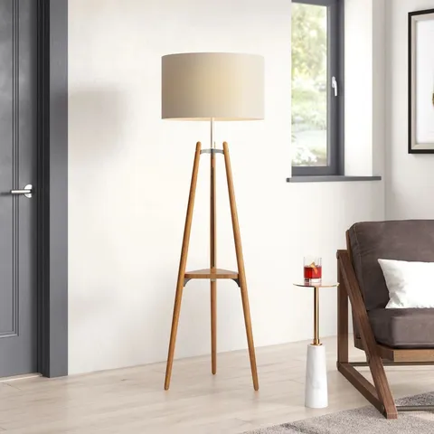 BOX KOSINSKI 156CM NATURAL TRIPOD FLOOR LAMP