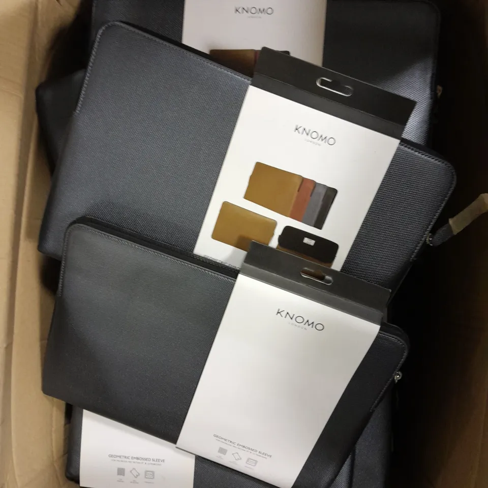 APPROXIMATELY 30 KNOMO LONDON GEOMETRIC EMBOSSED SLEEVES FOR MACBOOK PRO RETINA 15"