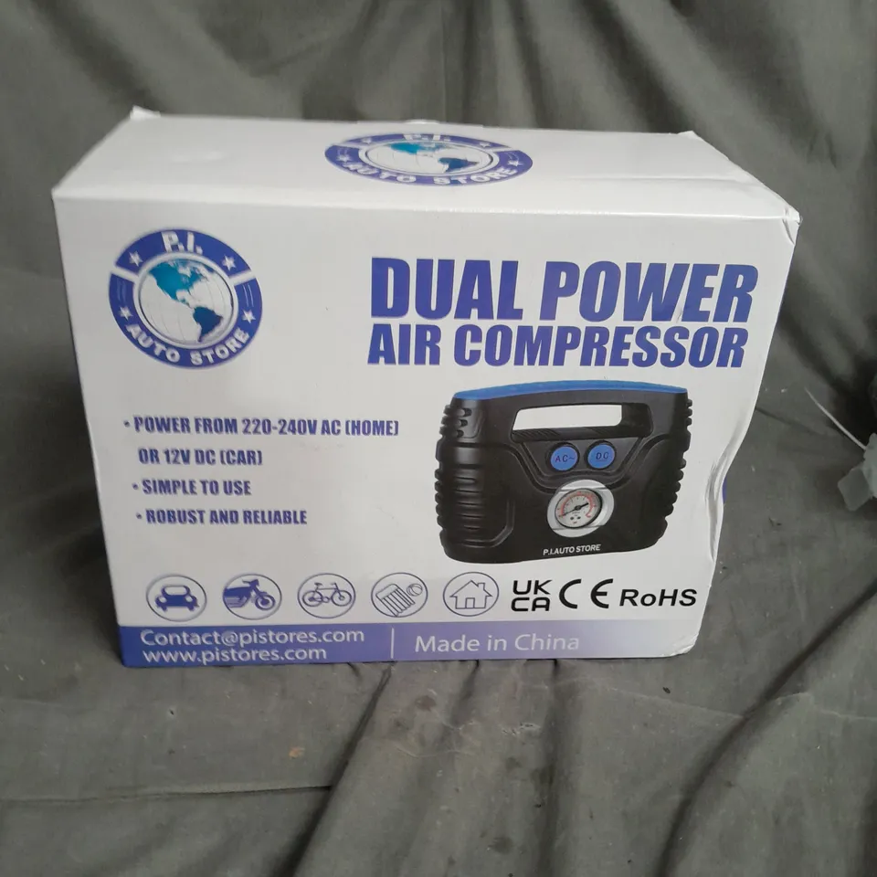 DUAL POWER AIR COMPRESSOR 