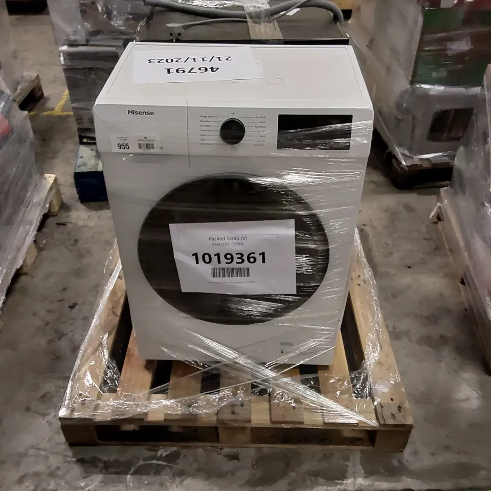 HISENSE FREESTANDING 6KG WASHING MACHINE WHITE AND CANDY FREESTANDING SLIMLINE DISHWASHER BLACK