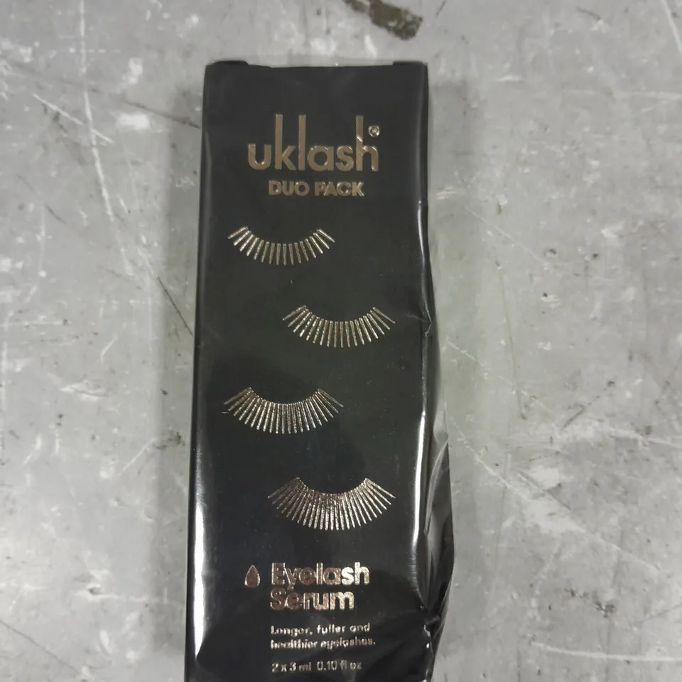 SEALED UKLASH DUO PACK EYELASH SERUM 2 X 3ML