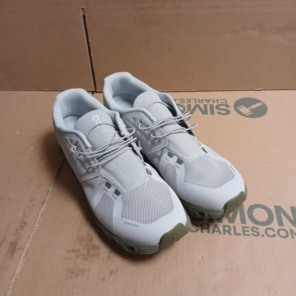 ON RUNNING TRAINERS – GREY MESH, UK SIZE 8 BOXED