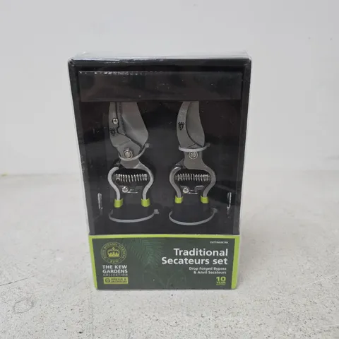 BOXED THE KEW GARDENS COLLECTION TRADITIONAL SECATEURS SET