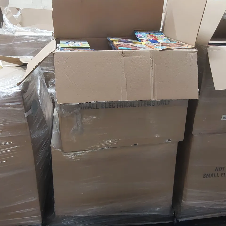 PALLET CONTAINING A LARGE QUANTITY OF ASSORTED CHILDREN'S BOOKS AND RELATED ITEMS 