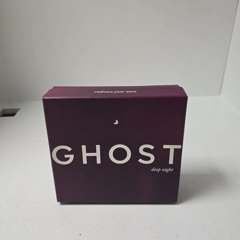 GHOST DEEP NIGHT EAU DE TOILETTE 30ML  WITH SCENTED CANDLE -  BOXED