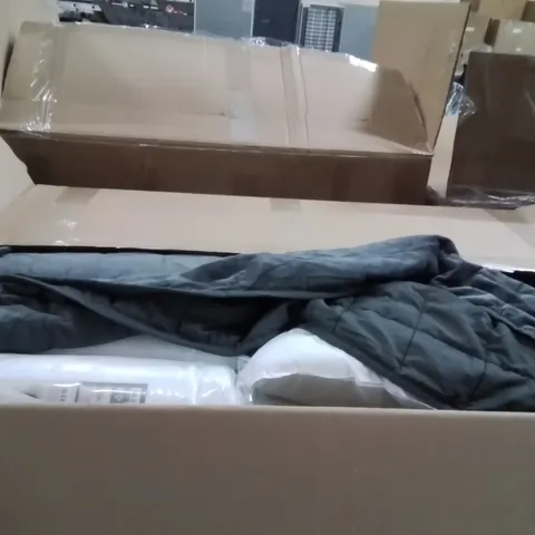 PALLET CONTAINING A LARGE QUANTITY OF BEDDING PRODUCTS TO INCLUDE:DUVETS,PILLOWS 