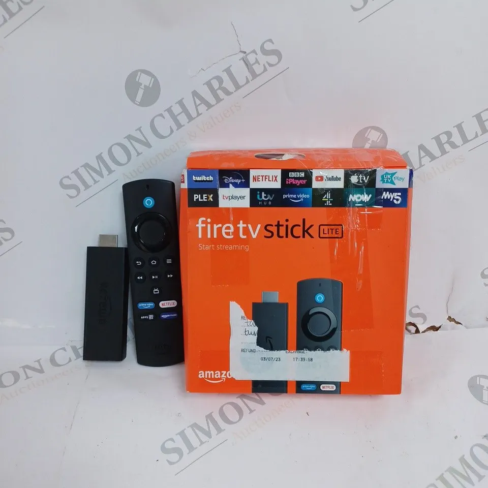 BOXED AMAZON FIRE TV STICK LITE