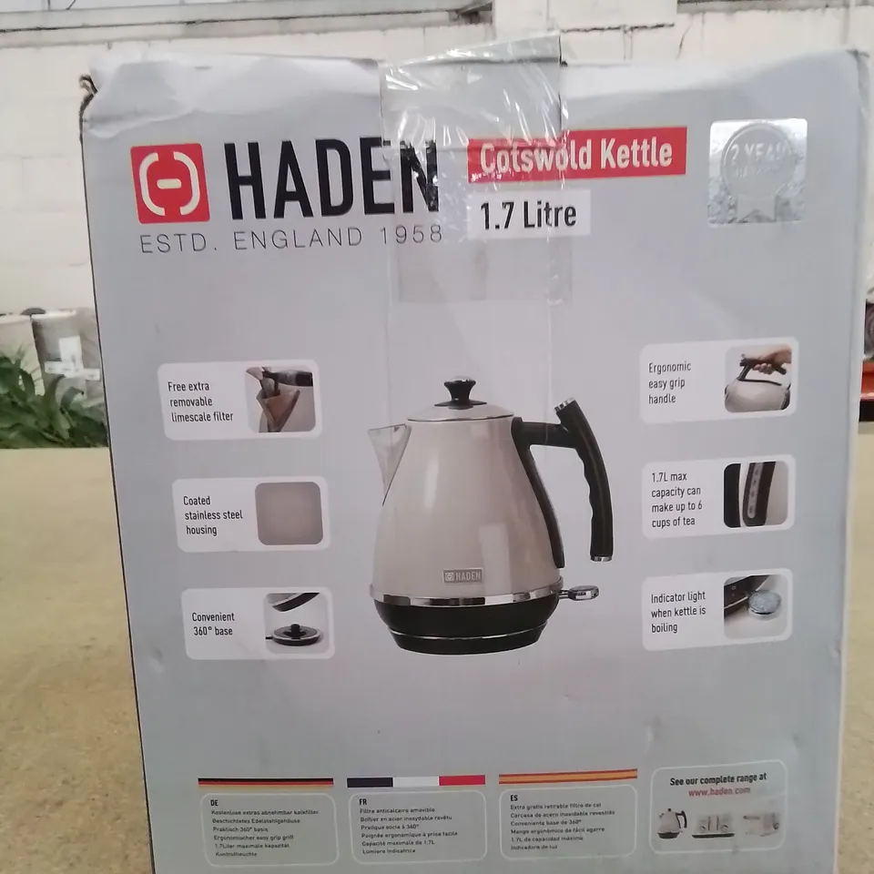 BOXED HADEN 1.7LITRE COTSWOLD KETTLE