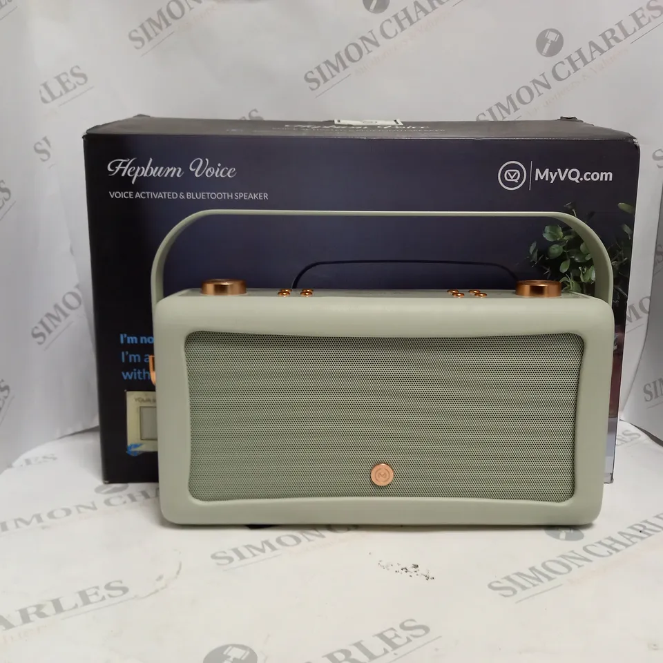 BOXED HEPBURN VOICE BLUETOOTH SPEAKER VOICE ACTIVATED 