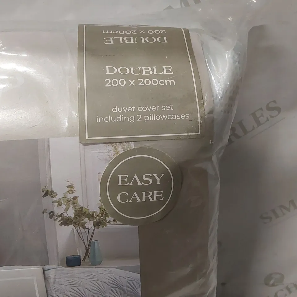 BAGGED MUSAB POLYESTER SOLID COLOUR DUVET COVER SET WITH PILLOWCASES