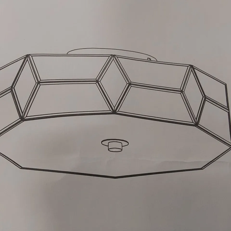 BRAND NEW BOXED GEOMETRIC CEILING LIGHT 