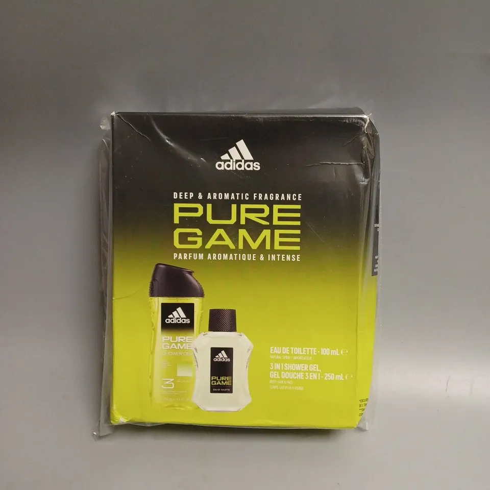 BOXED ADIDAS PURE GAME 100ML EAU DE TOILETTE