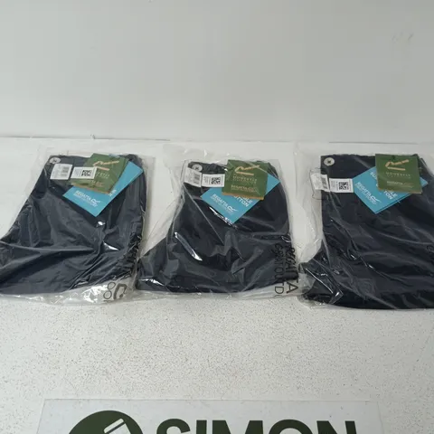 APPROXIMATELY 50 BRAND NEW REGATTA KIDS DENISHA SHORTS IN NAVY IN VARIOUS SIZES