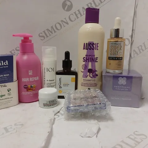 LOT OF BEAUTY PRODUCTS TO INCLUDE AUSSIE SHAMPOO, ETC