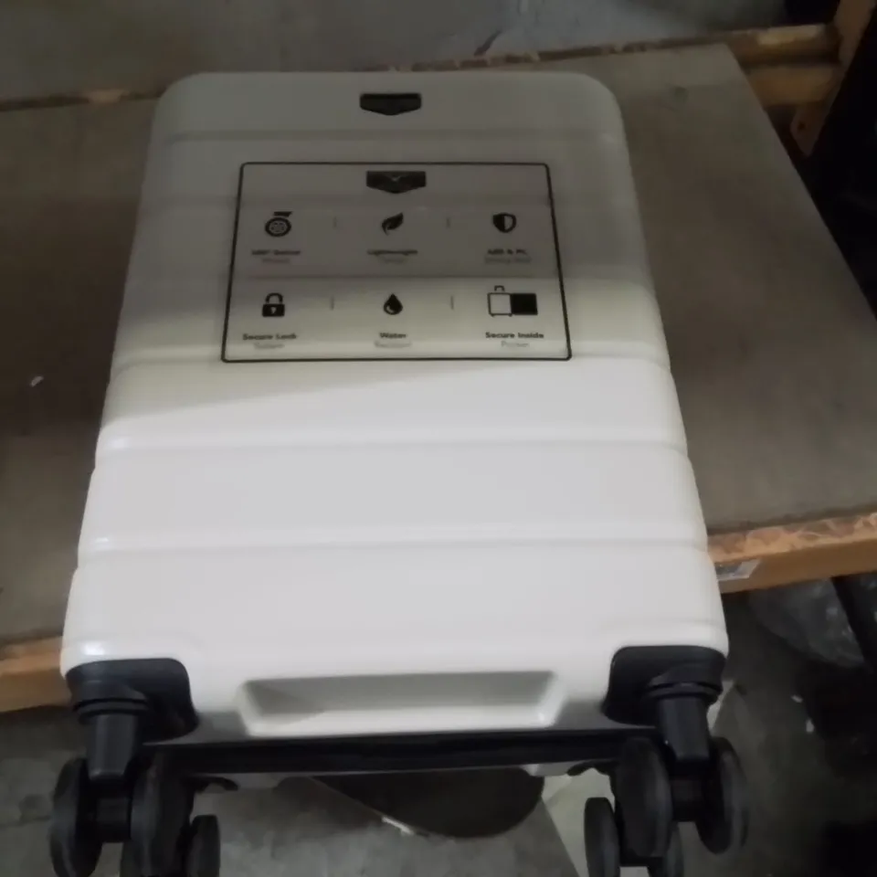 LUGGFLEX TRAVEL SUITCASE DARK WHITE