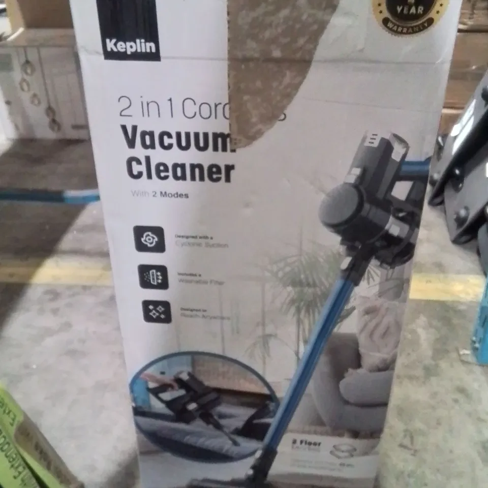 BOXED KEPLIN 2IN1 CORDLESS VACUUM CLEANER 