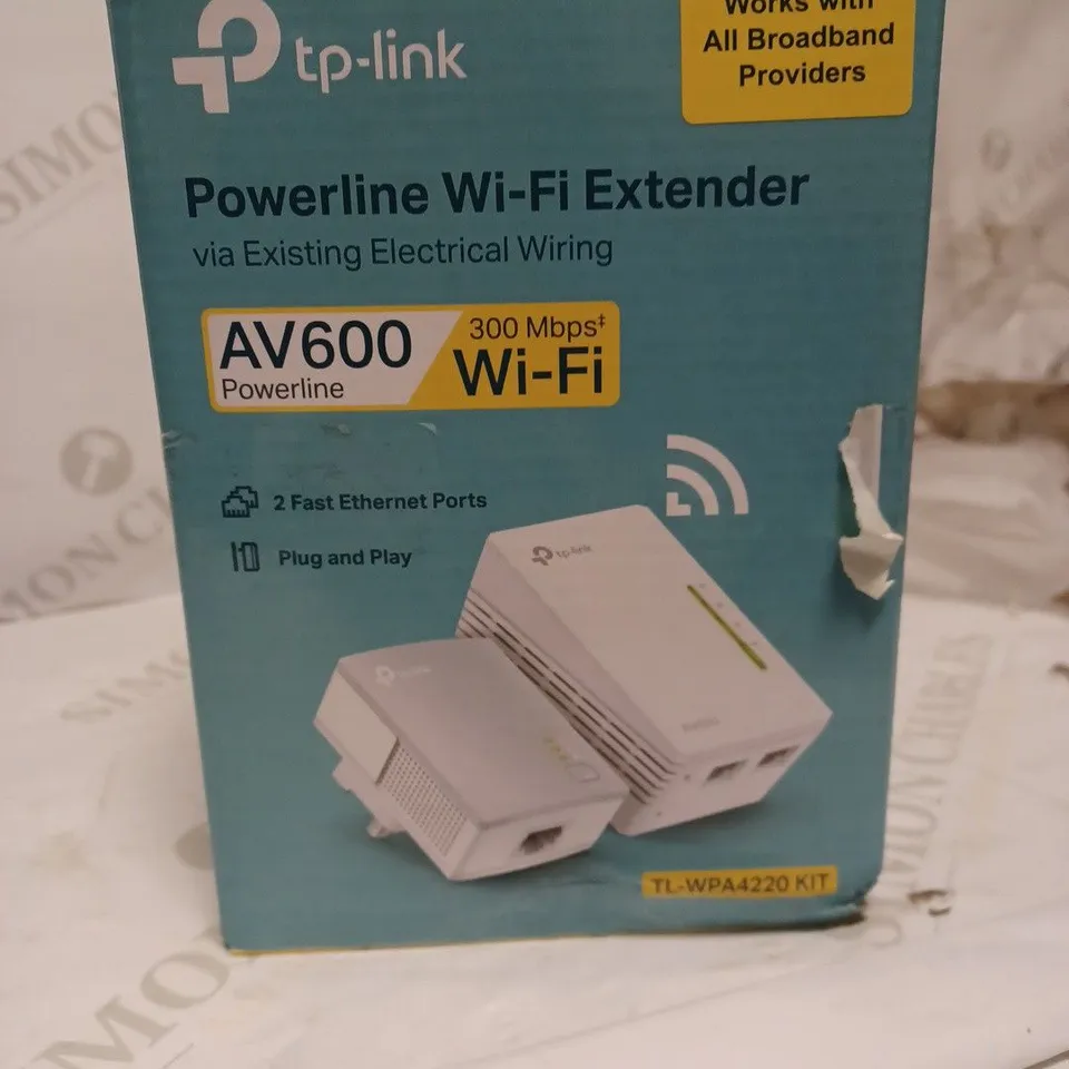 POWERLINE WI-FI EXTENDER VIA EXISTING ELECTRICAL WIRING