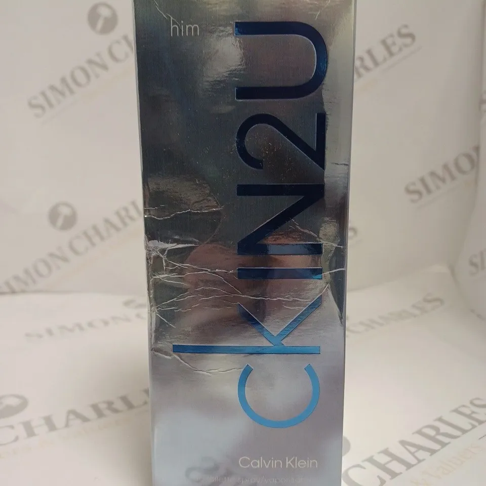 BOXED CALVIN KLEIN CKIN2U FOR HIM EAU DE TOILETTE 150ML