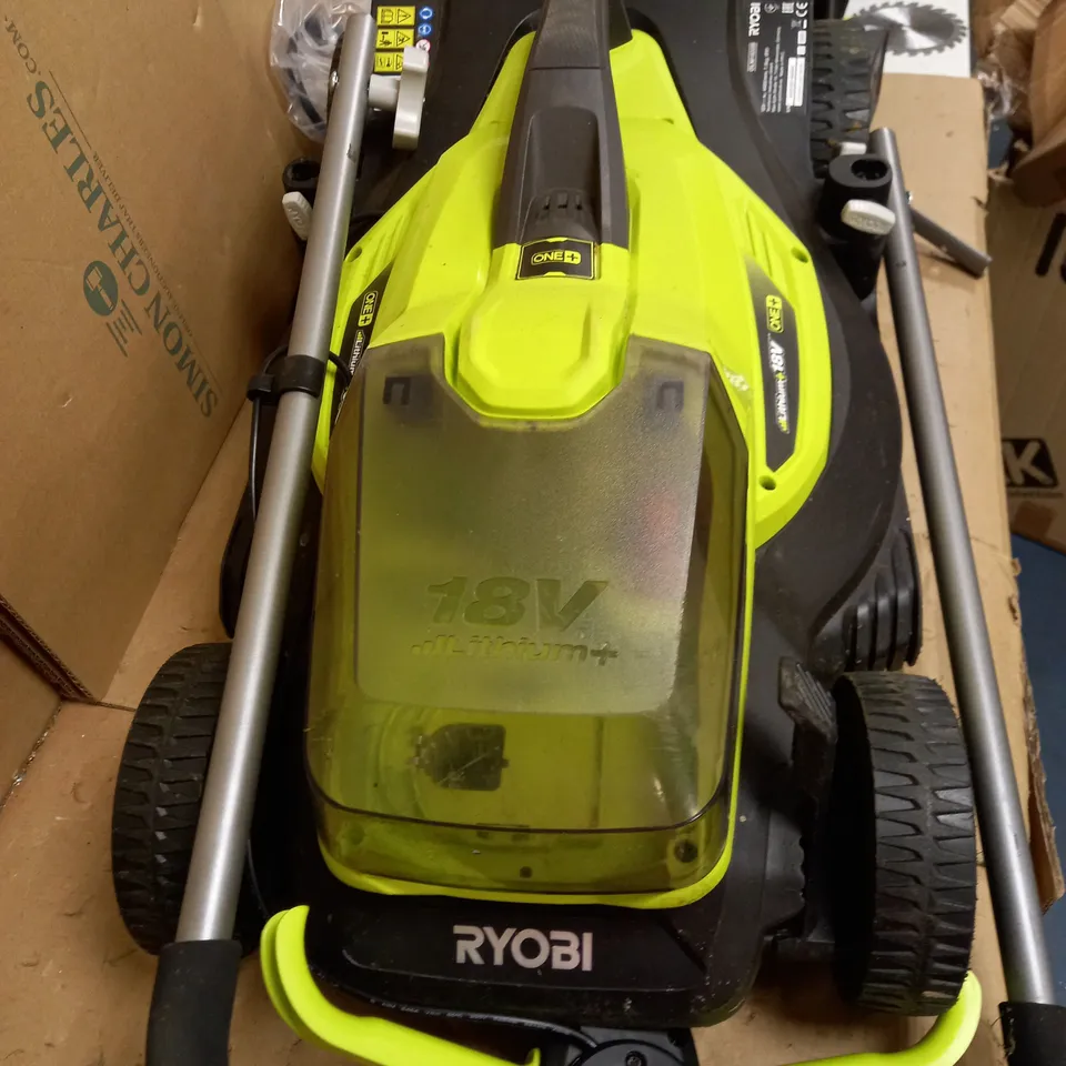 RYOBI 18V ONE+ CORDLESS 33CM LAWNMOWER