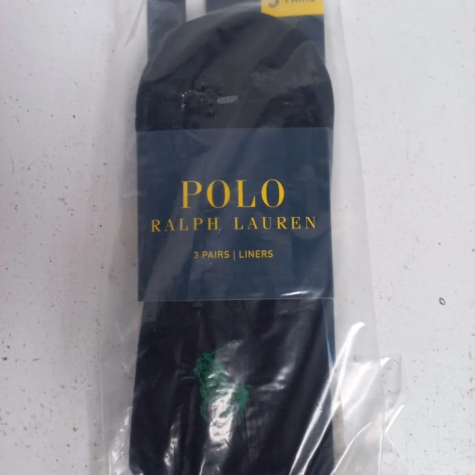 POLO RALPH LAUREN LINERS – 3 PAIRS