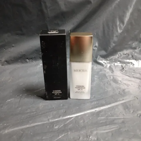 MERODA CHANGING FOUNDATION SPF 15 – MAKE-UP FOUNDATION 30 ML