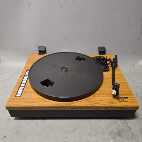BOXED LENCO TURNTABLE WITH BLUETOOTH AND SPEAKERS - LS-300WD V2