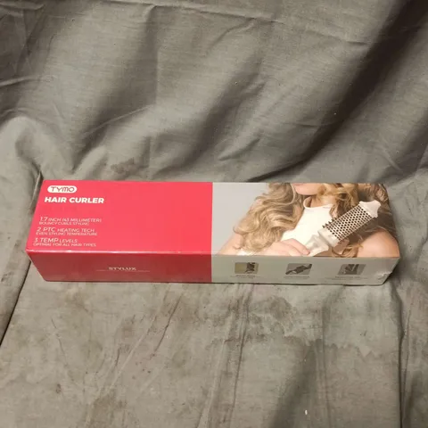 TYMO HAIR CURLER STYLUX THERNAL BRUSH, BOXED. SEALED