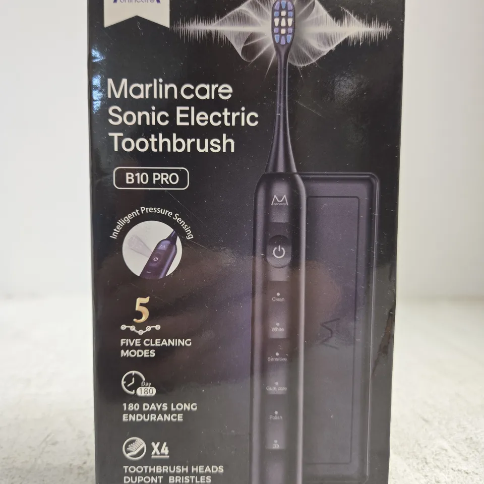 BOXED MARLINCARE SONIC ELECTRIC TOOTHBRUSH - BLUE 