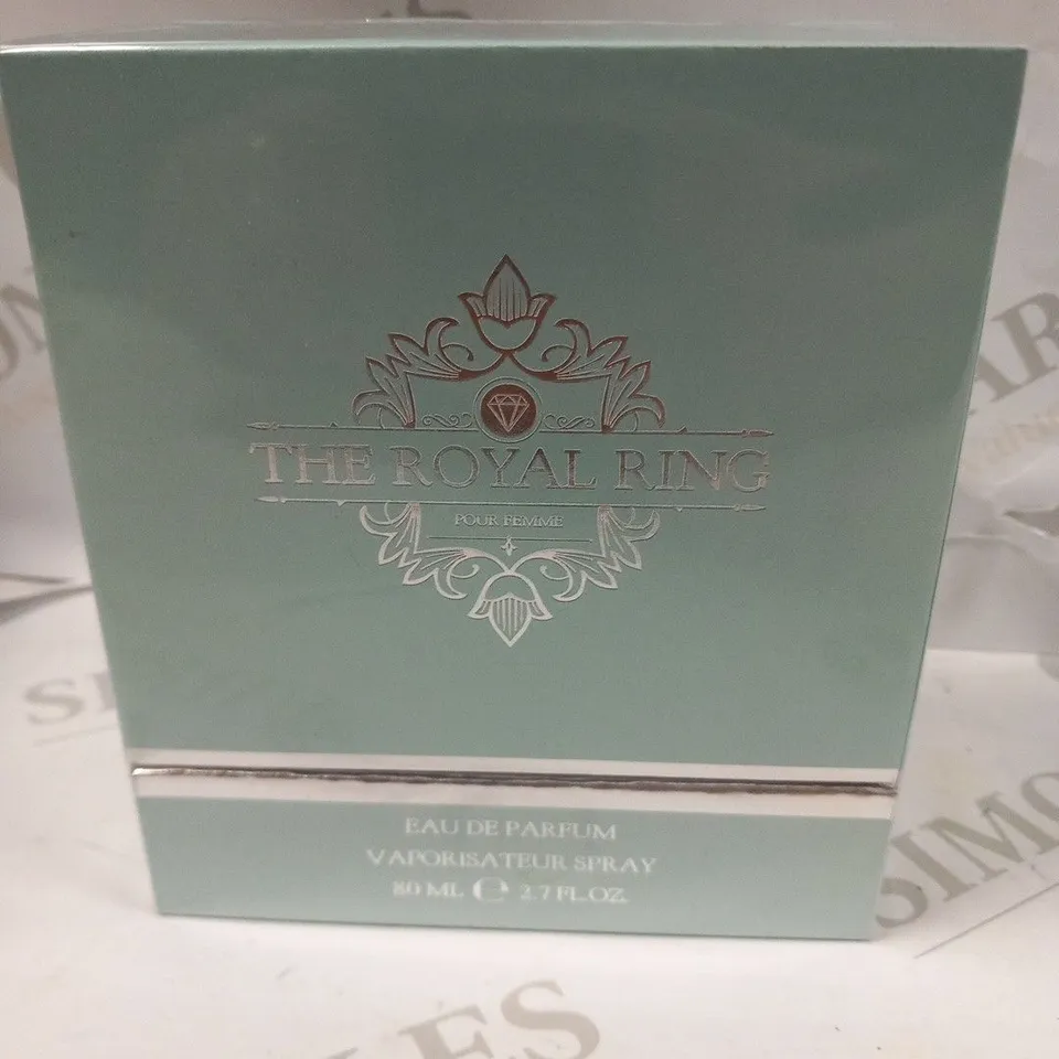 BOXED AND SEALED THE ROYAL RING POUR FEMME EAU DE PARFUM 80ML