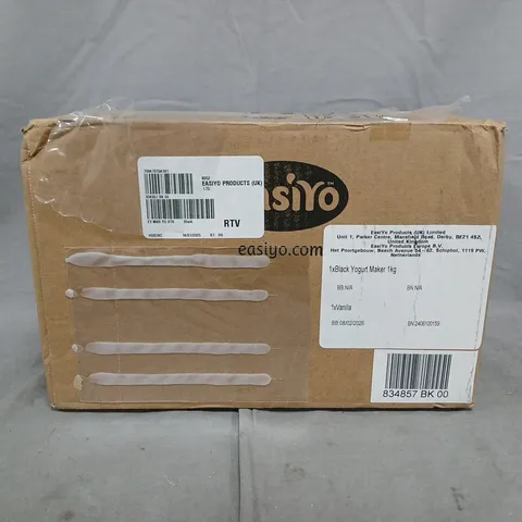 BOXED EASIYO YOGURT MAKER WITH YOGURT STORAGE JAR & EVERYDAY VANILLA SACHET