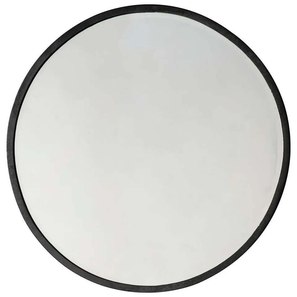 BOXED THORA METAL FLAT WALL MIRROR (1 BOX)