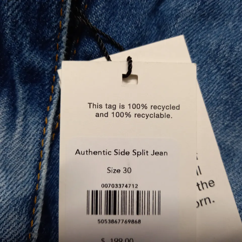 WHISTLES AUTHENTIC SIDE SPLIT JEANS - SIZE EU30