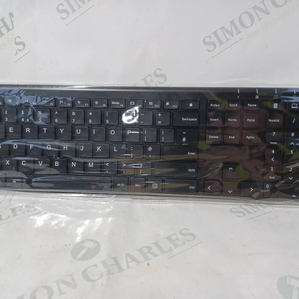 BOXED ARTECK HW192 UNIVERSAL STAINLESS STEEL 2.4G USB WIRELESS KEYBOARD