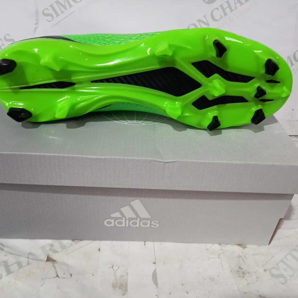 BOXED PAIR OF ADIDAS X SPEEDPORTAL.2 FG FOOTBALL BOOTS IN GREEN UK SIZE 6.5