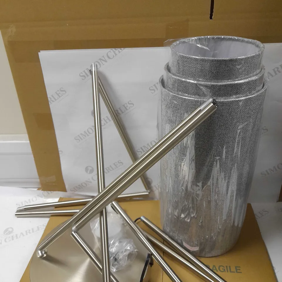 JOHN LEWIS 3 LIGHT CLUSTER SHELF FLOOR LAMP 